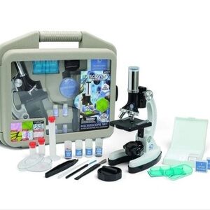 Discovery Mindblow  48 piece Microscope set with Durable metal frame work